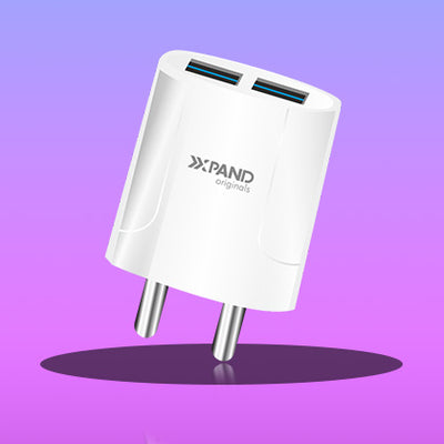 DOUBLE USB 5V 3.0A 2U