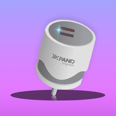 DOUBLE USB 5V 3.4A 2U+LED INDICATOR